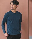 UNITED ARROWS green label relaxing 【WEB限定】JUST fit ジャケイン クルーネック 長袖 Tシャツ -吸水速乾・抗菌- ユナイテッドアローズ グリーンレーベルリラクシング トップス カットソー・Tシャツ ブラウン ブラック グレー ホワイト ネイビー