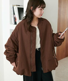 Discoat 【ユニセックス】デタッチャブル2WAYメモリーボンバージャケット ディスコート ジャケット・アウター ブルゾン・ジャンパー ホワイト ブラウン カーキグリーン ネイビー ベージュ【送料無料】