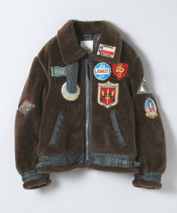 JEANASIS AVIREX×JEANASIS/{A B-3 W[iVX WPbgEAE^[ ~^[WPbg x[W J[LO[yz