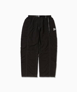 and wander GRAMICCI × and wander ripstop voyager pants �A���h�����_�[ �p���c ���̑��̃p���c �u���E�� �u���b�N�y���������z