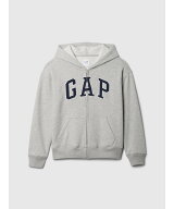 【SALE／30%OFF】GAP (K)リラックス GAPロゴ ジップアップパーカー (キッズ) ギャップ トップス パーカー…