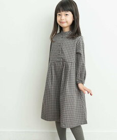 【SALE／45%OFF】URBAN RESEARCH DOORS 『親子リンク』チェックバルーンスリーブワンピース(KIDS) アーバンリサーチドアーズ ワンピース・ドレス ワンピース ネイビー