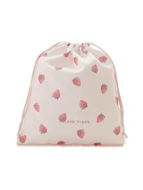 gelato pique 【KIDS】巾着L ジェラートピケ ファッション雑貨 その他のファッション雑貨 ホワイト ピンク