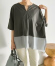 裾シアーTシャツ26【SUM1 STYLE】