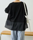 裾シアーTシャツ26【SUM1 STYLE】