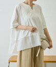 裾シアーTシャツ26【SUM1 STYLE】