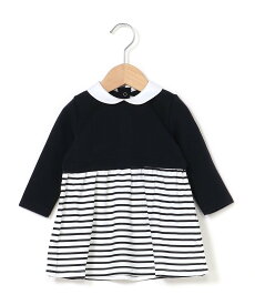 【SALE／30%OFF】PETIT BATEAU 衿付き切替ワンピース プチバトー ワンピース・ドレス ワンピース【送料無料】