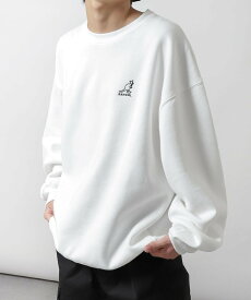 【SALE／41%OFF】ZIP FIVE ZIPFIVE*KANGOL 裏起毛ビッグシルエットトレーナー ジップファイブ トップス スウェット・トレーナー