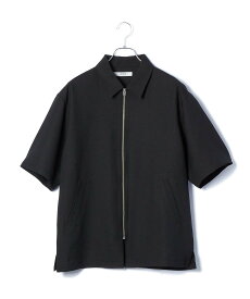 【SALE／33%OFF】JUNRED 【 セットアップ対応 】j.n.r.d / グリッドZIPハーフスリーブブルゾン ジュン スタンダード ピックス ジャケット・アウター ブルゾン・ジャンパー ブラック グレー【送料無料】