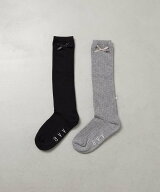 a.v.v [KIDS]【19-21/22-24cm】リボンハイソックス アー・ヴェ・ヴェ 靴下・レッグウェア その他の靴下・…