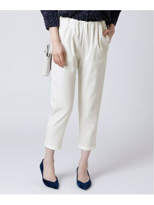 Lasud Aga ロールアップ ウエストゴム クロップドパンツ Rakuten Fashion 楽天ファッション 旧楽天ブランドアベニュー Ap9977