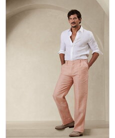 【SALE／72%OFF】BANANA REPUBLIC (M)Nolan リネン スーツパンツ バナナ・リパブリック パンツ スラックス・ドレスパンツ ピンク【送料無料】