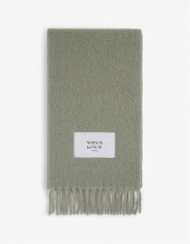 Maison Kitsune (M)ALPACA SCARF メゾン キツネ ファッション雑貨 マフラー・ストール・ネックウォーマー グレー ブルー【送料無料】