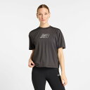【SALE／50%OFF】New Balance リラックスグラフィックショートスリーブTシャツ ニューバランス トップス カットソー・Tシャツ ブラック