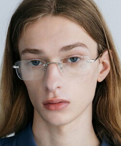 HARE 【WEB限定】リムレスメガネ ハレ ファッション雑貨 メガネ シルバー