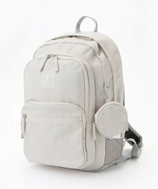 pom ponette junior 丸型ポーチ付スクールリュック ナルミヤオンライン バッグ リュック・バックパック グリーン ベージュ【送料無料】