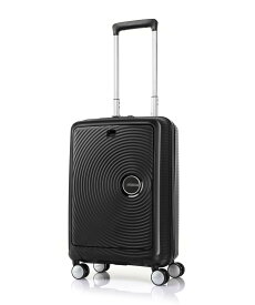 【SALE／25%OFF】American Tourister 【公式】アメリカンツーリスター キュリオスピナー55 フロントオープニング アメリカンツーリスター バッグ スーツケース・キャリーバッグ ブラック【送料無料】