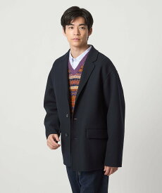 【SALE／50%OFF】UNITED ARROWS green label relaxing ウール ナイロン リバー ジャコット アウター ユナイテッドアローズ アウトレット ジャケット・アウター その他のジャケット・アウター ネイビー グリーン【送料無料】