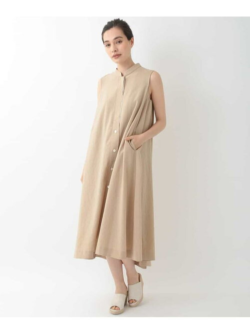 Georges Rech 洗える マオカラーノースリーブワンピース Rakuten Fashion 楽天ファッション 旧楽天ブランドアベニュー 9978