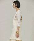 コットンロングタンクニット
