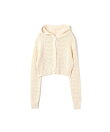 atmos pink Hoodie Knit Cardigan IVORY