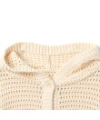 atmos pink Hoodie Knit Cardigan IVORY