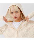 atmos pink Hoodie Knit Cardigan IVORY