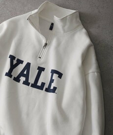 ZIP FIVE YALE ハーフジップスウェット ジップファイブ トップス スウェット・トレーナー【送料無料】