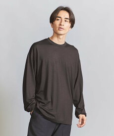 【SALE／70%OFF】BEAUTY&YOUTH UNITED ARROWS ウォッシャブルウール ロングスリーブ Tシャツ ユナイテッドアローズ アウトレット トップス カットソー・Tシャツ ネイビー グレー ブラウン【送料無料】