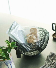 LAKOLE ワイヤーバスケット(S) ラコレ インテリア・生活雑貨 収納用品・棚・ラック ホワイト ブラック