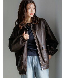 【SALE／20%OFF】Ludic Park フェイクレザーステンカラージャケット ルディックパーク ジャケット・アウター ブルゾン・ジャンパー【送料無料】