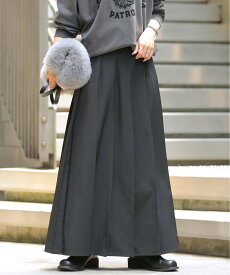 JOURNAL STANDARD relume 《追加》ワイドプリーツイージースカート ジャーナル スタンダード レリューム スカート ロング・マキシスカート ブラック ブラウン【送料無料】
