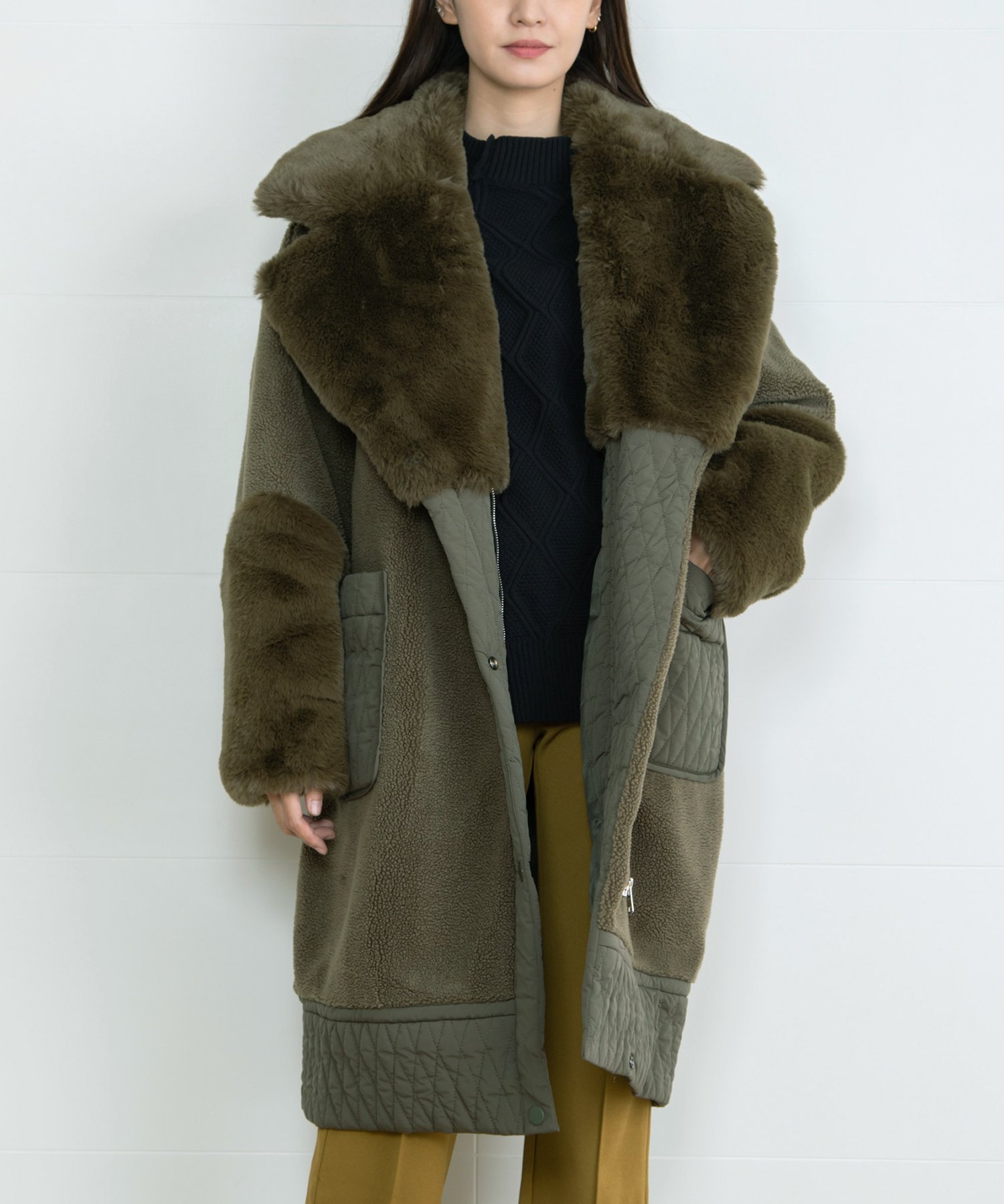 AULA AILA｜ECO FUR × BOA COAT | Rakuten Fashion(楽天ファッション