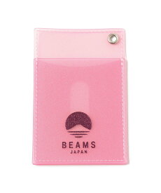 BEAMS JAPAN MISTY LAYER * ビームス ジャパン / 別注 カラフル ロゴ カードケース ビームス ジャパン 財布・ポーチ・ケース その他の財布・ポーチ・ケース ブルー ブラウン ピンク