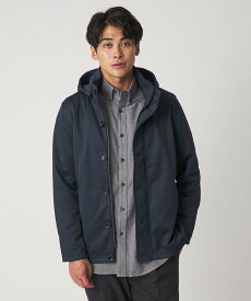 【SALE／50%OFF】a day in the life ニット フリース フードブルゾン＜A DAY IN THE LIFE＞ ユナイテッドアローズ アウトレット ジャケット・アウター その他のジャケット・アウター ネイビー グレー【送料無料】