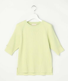 【SALE／20%OFF】ANY SIS 【好印象ブライトニット】コクーンスリーブ ニット エニィスィス トップス ニット ブルー グリーン ピンク ホワイト パープル ネイビー【送料無料】