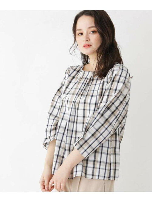 Shoo La Rue M Ll 8分袖タックブラウス Rakuten Fashion 楽天ファッション 旧楽天ブランドアベニュー As6981