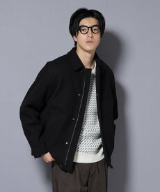 【SALE／30%OFF】NANO universe テックメルトンショートブルゾン ナノユニバース ジャケット・アウター ブルゾン・ジャンパー ブルー ブラック グレー【送料無料】