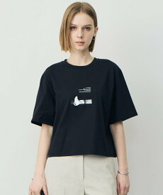 ICB L ロゴTEE(猫モチーフ) アイシービー トップス カットソー・Tシャツ ホワイト ブラック【送料無料】