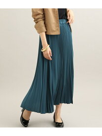 【SALE／50%OFF】VIS サテン変形プリーツスカート ビス スカート その他のスカート グリーン ブラック ゴールド