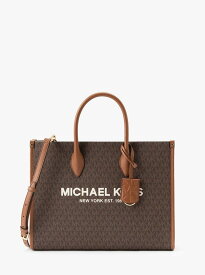 【SALE／75%OFF】MICHAEL KORS MIRELLA EW トート ミディアム- MKシグネチャー マイケルコース マイケル・コース バッグ トートバッグ ブラウン【送料無料】