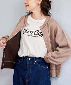 【SALE／10%OFF】coen スウェットライク2wayニットカーディガン コーエン トップス カーディガン ブラック オレンジ グレー【送料無料】