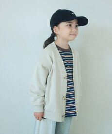 【SALE／40%OFF】UNITED ARROWS green label relaxing 裏毛 Vネック カーディガン / キッズ 100cm-160cm ユナイテッドアローズ グリーンレーベルリラクシング トップス カーディガン ベージュ グリーン ブラック
