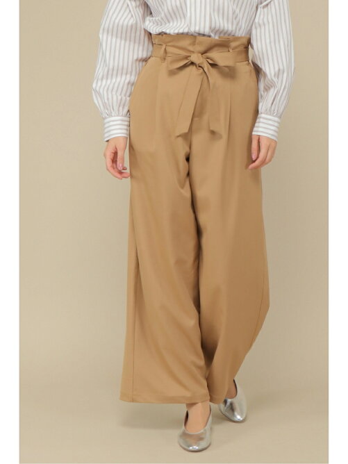 Ikka ウエストリボンワイドパンツ Rakuten Fashion 楽天ファッション 旧楽天ブランドアベニュー Ae59
