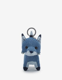 Maison Kitsune Maison Kitsune/(M)DENIM FOX BAG CHARM メゾン キツネ ファッション雑貨 チャーム・キーチェーン ブルー【送料無料】