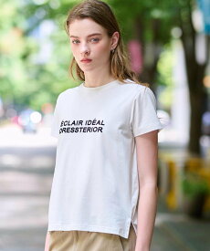 【SALE／10%OFF】DRESSTERIOR クリア天竺ロゴTシャツ ドレステリア トップス カットソー・Tシャツ ホワイト グレー ブラック【送料無料】