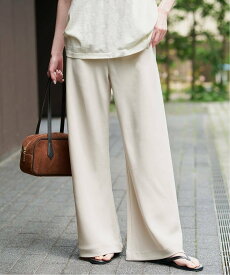 SLOBE IENA 《4サイズ展開/追加2》DOUBLECLOTHパンツ スローブ イエナ パンツ その他のパンツ ブラック ブラウン ベージュ【送料無料】