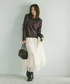 【SALE／50%OFF】GLOBAL WORK フワフワHugmeレーススカートSET/580927 グローバルワーク スカート ロング・マキシスカート ブラック ホワイト【送料無料】