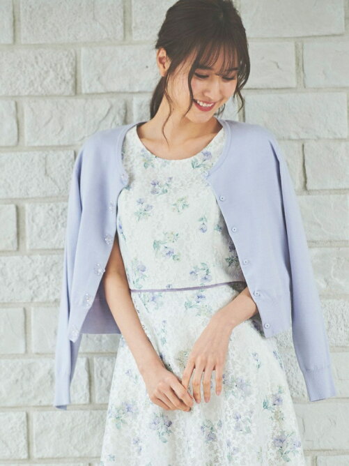 Laisse Passe レースプリントフレアーワンピース Rakuten Fashion 楽天ファッション 旧楽天ブランドアベニュー Cu9984