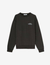 Maison Kitsune Maison Kitsune/(M)RUE DE RICHELIEU SWEATSHIRT メゾン キツネ トップス スウェット・トレーナー カーキグリーン グレー ブラック【送料無料】